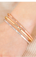 Load image into Gallery viewer, Gold Tone Inspiration Bracelets