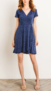 Picnic in Provence Faux Wrap Dress