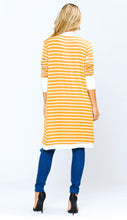 Load image into Gallery viewer, Rhylee Striped Duster Cardigan