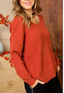 Bella Donna Twist Back or Front Sweater