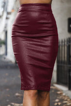 Load image into Gallery viewer, Dolce Vita Faux Leather Skirt