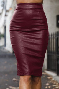 Dolce Vita Faux Leather Skirt