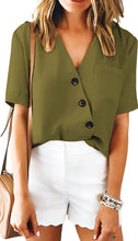 Load image into Gallery viewer, Brittany Button Front Blouse