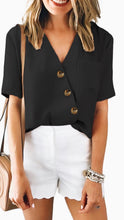 Load image into Gallery viewer, Brittany Button Front Blouse
