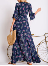 Load image into Gallery viewer, Desert Springs Maxi Floral Dress