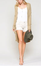 Load image into Gallery viewer, Layla Ribbed Duster Cardigan