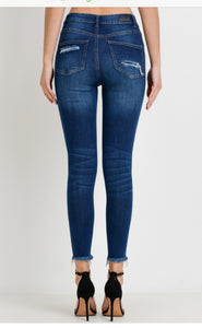 Olivia High Waisted Skinny Ankle Jeans