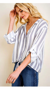 Pacific Heights Striped Blouse