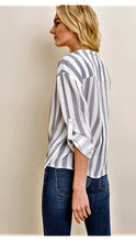 Load image into Gallery viewer, Pacific Heights Striped Blouse