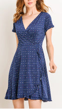 Load image into Gallery viewer, Picnic in Provence Faux Wrap Dress