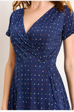Load image into Gallery viewer, Picnic in Provence Faux Wrap Dress