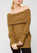 Load image into Gallery viewer, Sherbrooke Off the Shoulder Sweater