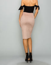 Load image into Gallery viewer, Valentina Faux Suede Skirt