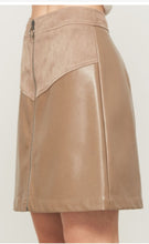 Load image into Gallery viewer, West End Faux Leather Skirt