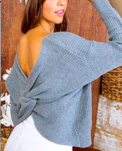 Load image into Gallery viewer, Bella Donna Twist Back or Front Sweater