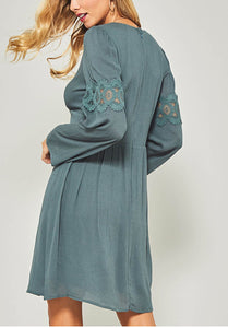 Margaery Lace Trim Dress