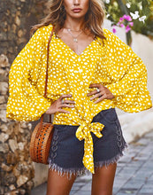 Load image into Gallery viewer, Palm Desert Ruffle Sleeve Top